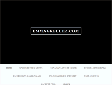 Tablet Screenshot of emmagkeller.com